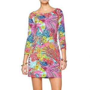 Lilly Pulitzer Floral Marlowe Pima Cotton Dress